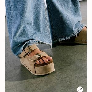 Free People Rule Breaker Flatform Sandals